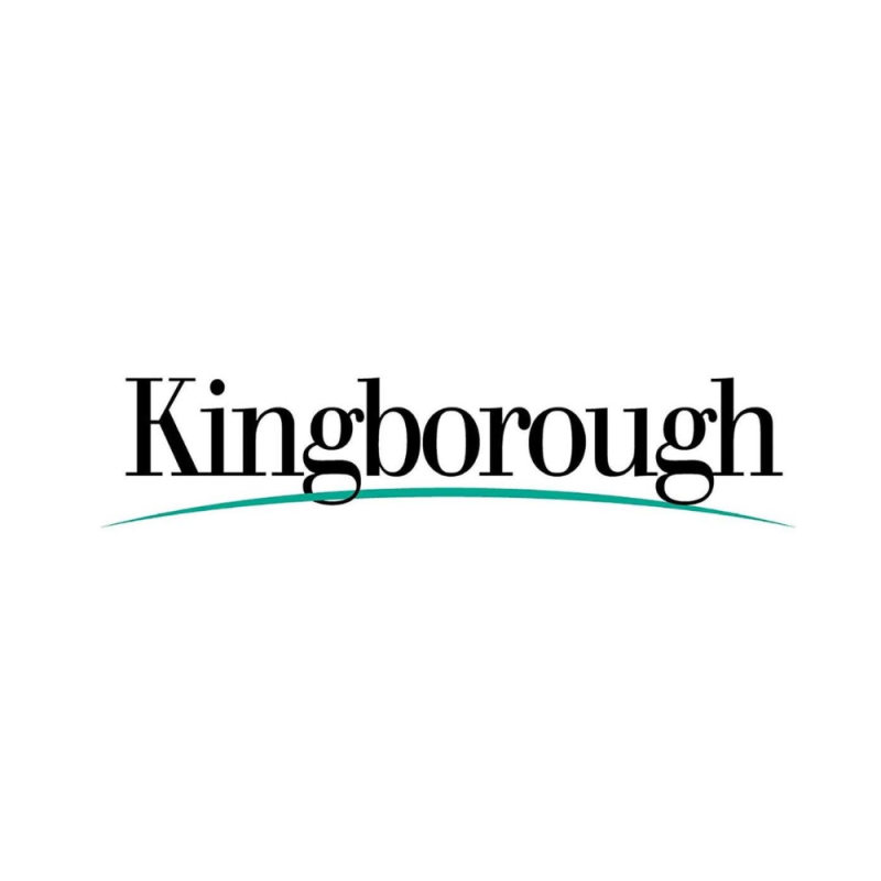Kingborough Council logo featuring the word “Kingborough” in black text with a teal curved line underneath.