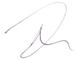 Dr David Midson's signature